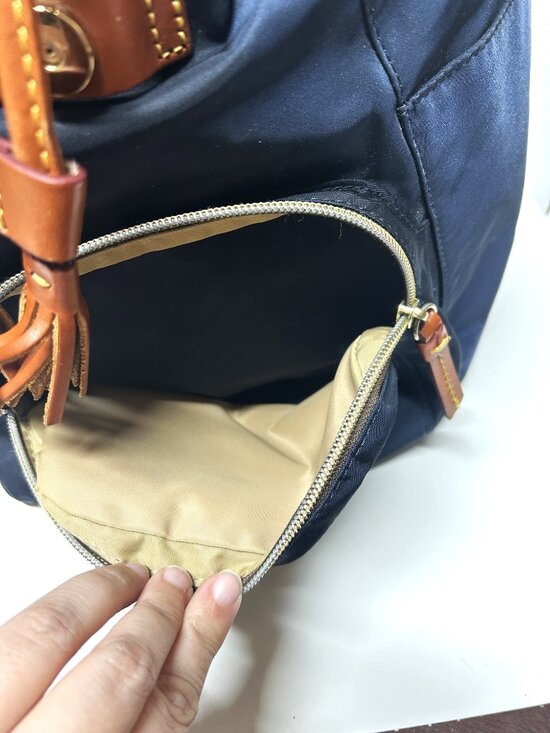 Dooney & Bourke navy blue backpack